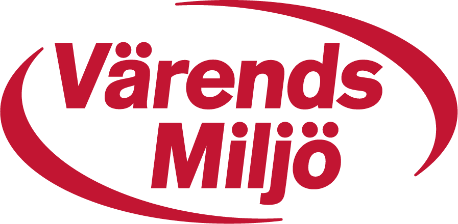 Logotyp för Värends Miljö i rött.
